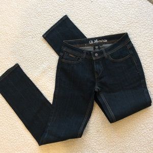 Luxirie jeans womens 1 waist 25 straight leg